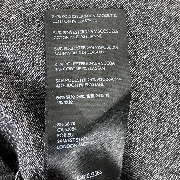 Anthropologie Womens Essential Crop Flare Pants Small Black Leopard Pull On - Picture 9 of 15